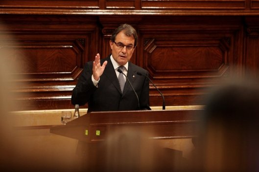 Artur Mas al Parlament de Catalunya